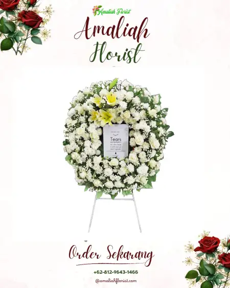 Krans Bunga Duka Pagebangan